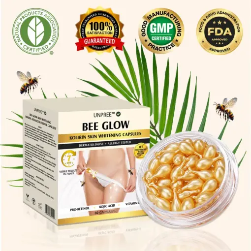 UNPREE™ Bee Glow Kolirin Advanced Whitening Essence Capsules