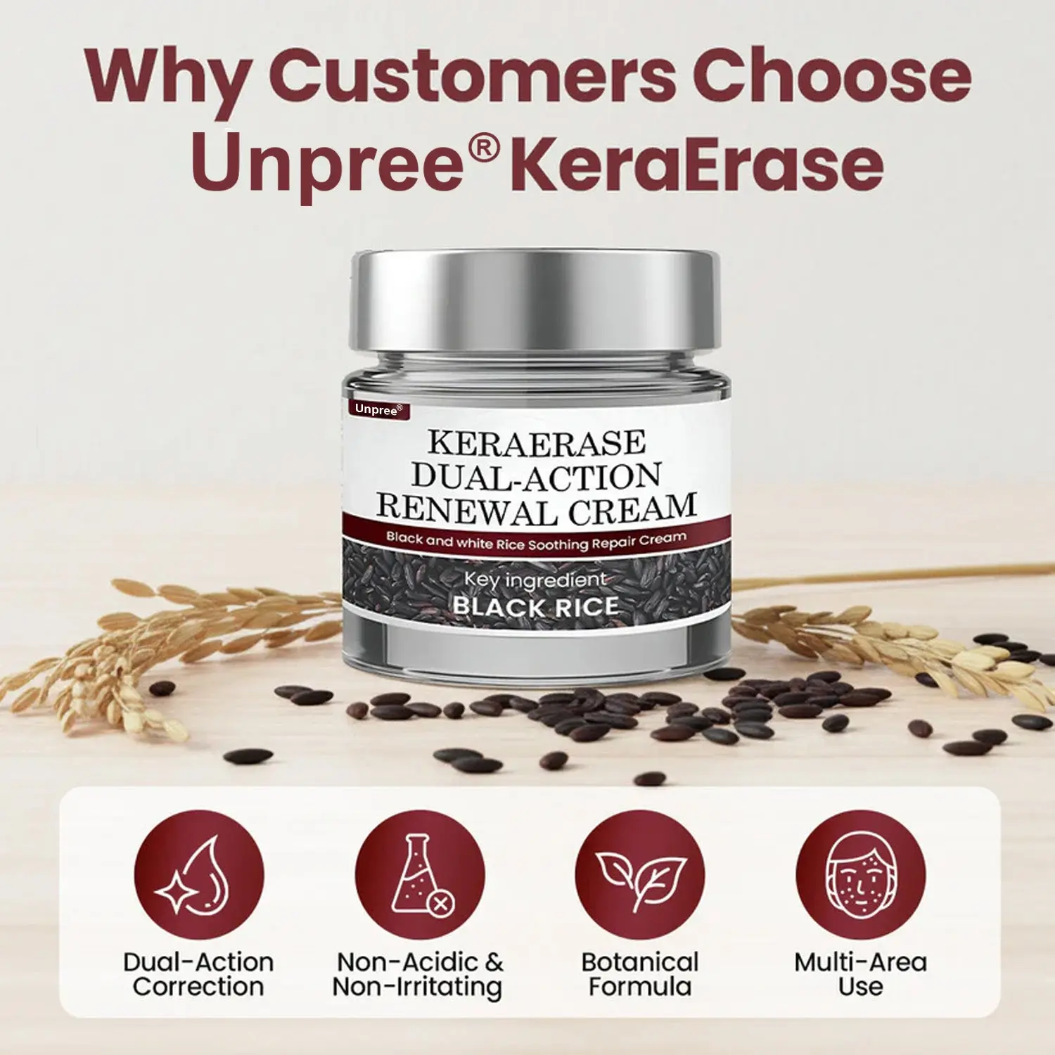 Unpree® KeraErase Dual-Action Renewal Cream