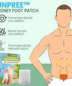 Unpree™ Kidney Foot Patch - Detox & Revitalize Naturally